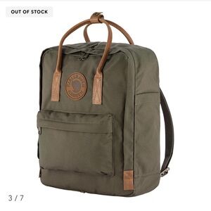 KÅNKEN NO. 2 Backpack, Dark Olive, Leather Straps, 16L capacity